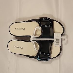 Baretraps sandel wedge black size 7